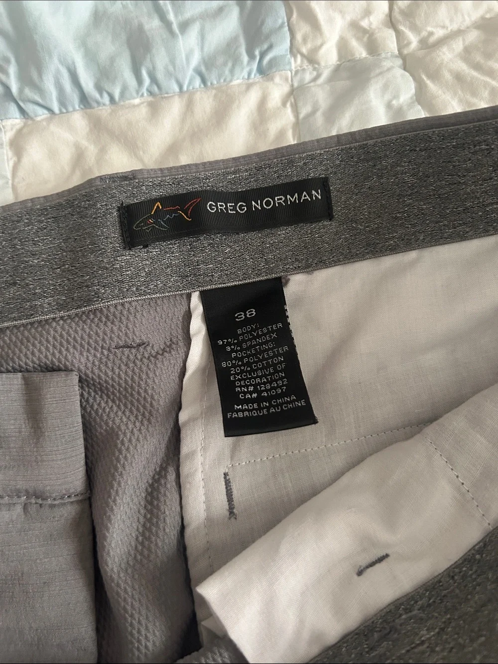 Greg Norman Collection Gray Performance Hybrid Shorts